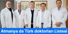 Almanya da Türk doktorları Listesi