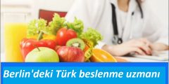 Berlin’deki Türk beslenme uzmanı