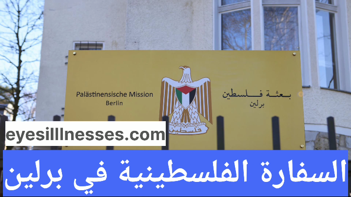 صورة من أمام السفارة الفلسطينية في برلين